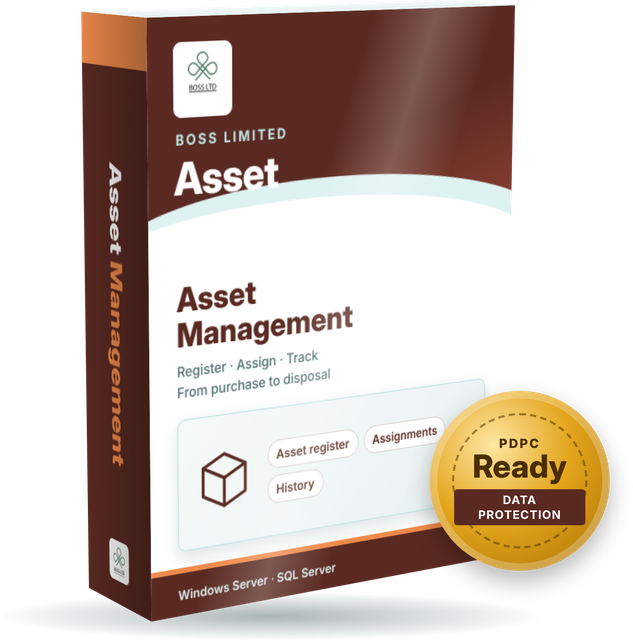 Boss Asset software box