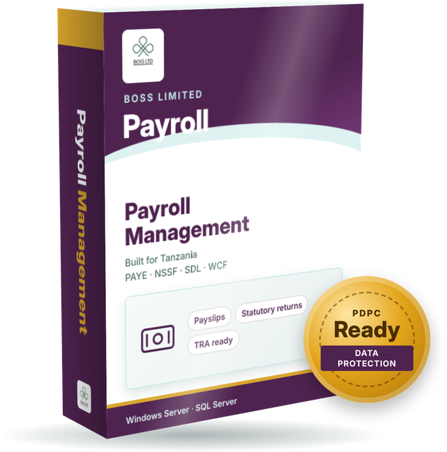 Boss Payroll software box